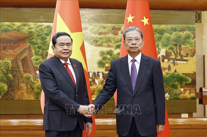 Nhân đại toàn quốc Trung Quốc coi trọng hợp tác thiết thực với Quốc hội Việt Nam